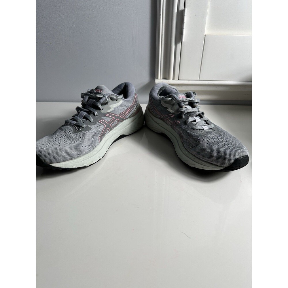 ASICS Women's GT-1000 11 Running Shoes, Piedmont Grey/Pure Silver - Picture 4 of 5